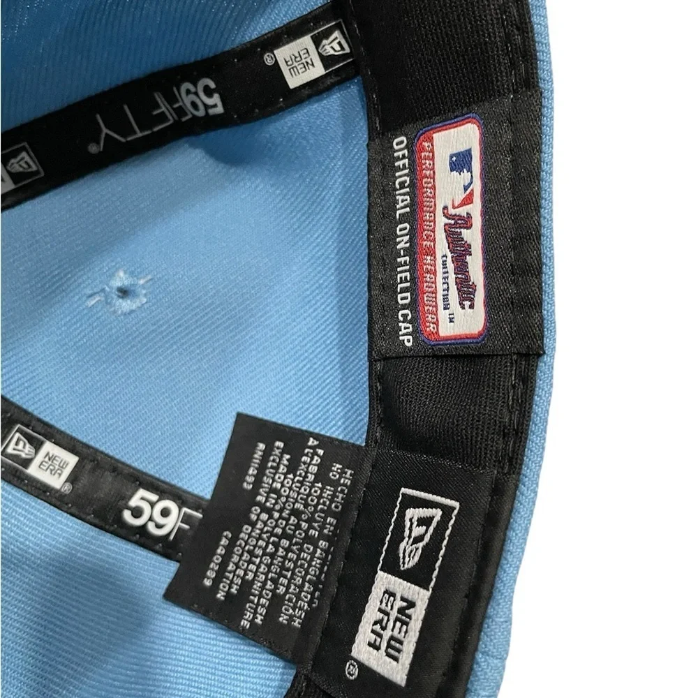 Blue and Red Baseball Cap